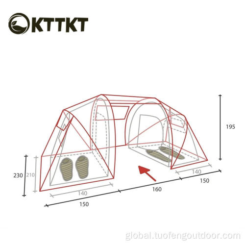 11kg blue&white Outdoor Camping Large tent